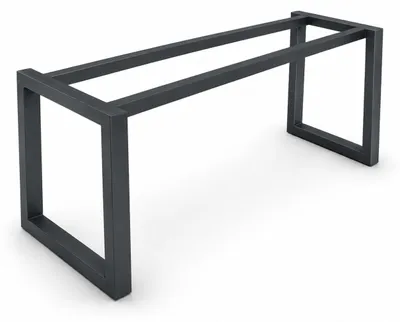 Produktbild von LogistSystem Möbelfüße Metall Loft 140×80×72 cm – Tischgestell Tischbeine pulverbeschichtet – Esstisch Schreibtisch Loft Industrial