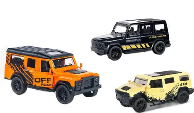 Produktbild von Geländewagen aus Metall mit Rückzugmechanismus, 11 cm
