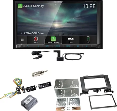 Produktbild von Kenwood DNX-7190DABS Android Auto Einbauset für Mercedes Sprinter W906 Crafter