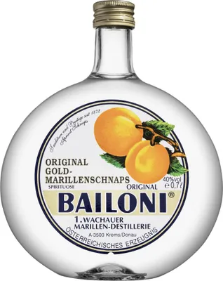 Produktbild von Gold-Marillenschnaps - Bailoni Wachauer