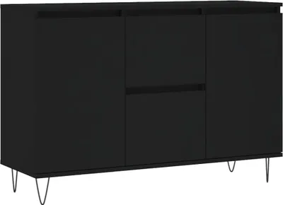 Produktbild von vidaXL Příborník černý 104x35x70 cm Materiál dřeva