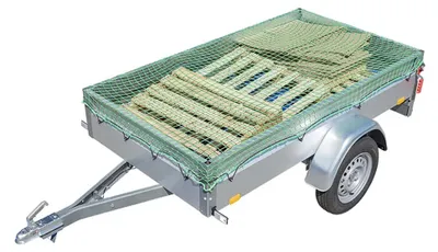 Produktbild von Anhängernetz 2,00x3,50M mit elastischer Kordel