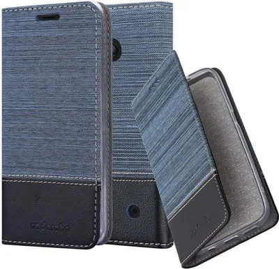 Obrázok produktu pre Cadorabo Case for Nokia Lumia 550 Protective Case in Blue Puzdro na mobilný telefón Puzdro na knihu Kryt