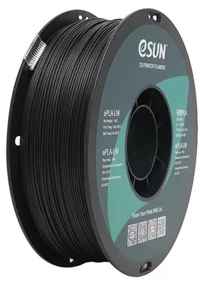 Obrázok produktu pre Filament pre 3D tlačiarne, ľahký PLA, vynikajúca kvalita tlače, 1,75 mm, čierny