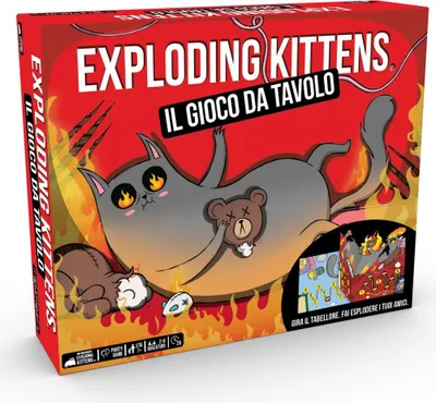 Obrázok produktu pre Asmodee Exploding Kittens, Stolová hra, Párty, 7 rok / roky, 20 min
