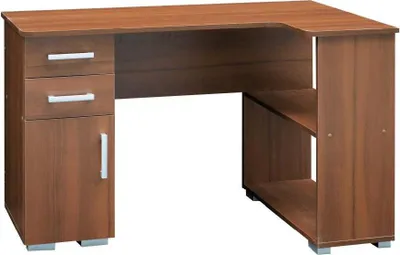 Produktbild von Schreibtisch Rosario 53, Farbe: Nuss- 76 x 119 x 53 cm (H x B x T)