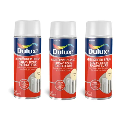Produktbild von Heizkörperlack Spray 3x 400ml SET Canvas Dulux Fresh up Renovierfarbe