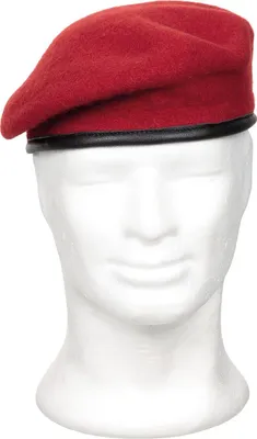 Zdjęcie produktu dla BW Commando beret Franz. Kształt koralowa czerwień, 62