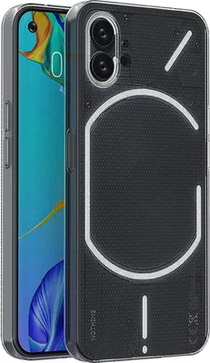 Produktbild von Conie Silikon Schutzhülle für Nothing Phone 1 Tasche klar Case Cover Bumper Hülle durchsichtig in transparent