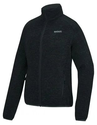 Produktbild von Regatta Strickfleece Jacke für Damen Newhill, Farbe:Black, Größe:48
