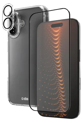 Produktbild von SBS Vollschutz-Kit D3O für iPhone 16