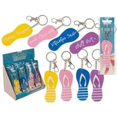 Produktbild von OOTB Metall-Schlüsselanhänger Flip Flop