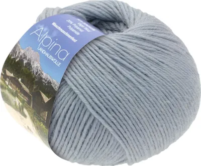 Produktbild von Lana Grossa Alpina Landhauswolle Trachtenwolle, Farbe:058 - Pastellblau