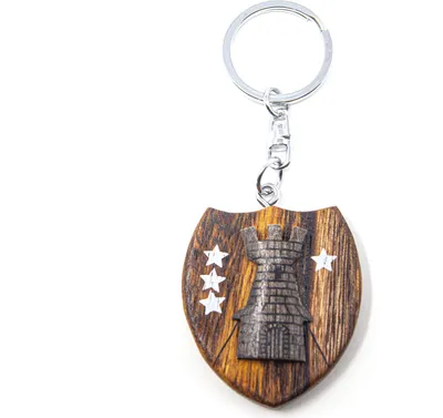 Immagine prodotto di Portachiavi in legno - segno