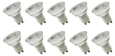 Productafbeelding van Spectrum LED Spot PAR16 GU10 Mat - 5.5W 400lm 3000K - Warmwit Dimbaar - Vervangt 55W - 10 stuks