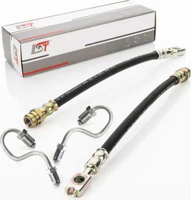 Produktbild von 2x Bremsschlauch Bremsleitung Rohr Set hinten für VW Beetle Golf 6 Scirocco