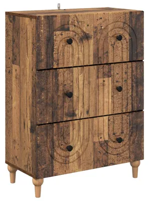 Zdjęcie produktu dla Szafka z Szufladami Stare drewno 66 x 34,5 x 90 cm