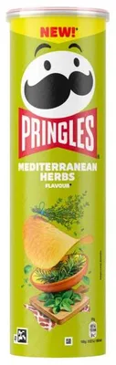 Produktbild von Pringles Mediterranean Herbs 185g