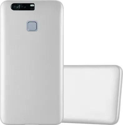 Produktbild von Cadorabo Schutzhülle für Huawei P9 PLUS Hülle in Silber Handyhülle TPU Silikon Etui Cover Case