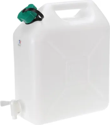 Produktbild von Floraworld Wasserkanister Classic 10 L, grün/weiß, 30,5 x 17 x 37 cm, Unisex