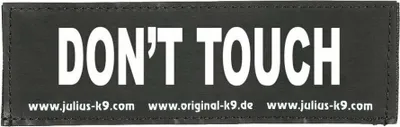 Immagine prodotto di 2 Julius-K9® Klettsticker S DON'T TOUCH