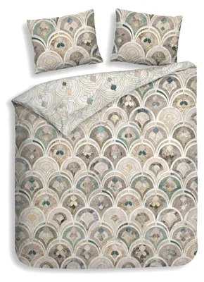 Productafbeelding van Heckettlane Dekbedovertrek Roxanne Multi 260x200-220 cm 100% Katoensatijn