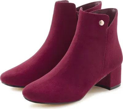 Produktbild von LASCANA Stiefelette Sommerstiefelette bordeaux Größe 43