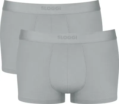 Produktbild von sloggi Herren Retro Pants 2-Pack EVER Ease Hipster - SILVER GREY - Größe XL