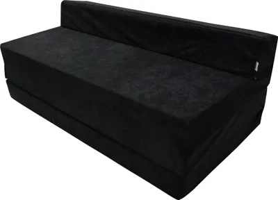 Produktbild von Natalia Spzoo Schlafsofa Klappmatratze Faltmatratze 200x120x10cm, Schwarz
