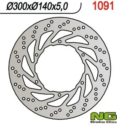Zdjęcie produktu dla Przednia tarcza hamulcowa NG prawa/lewa 6 otworów 8,25 mm do APRILIA