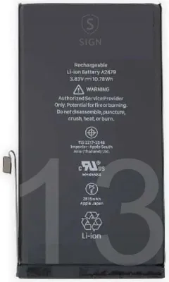 Produktbild von Apple Original Ersatzakku für das Apple iPhone 13 Smartphone mit 3227 mAh Kapazität