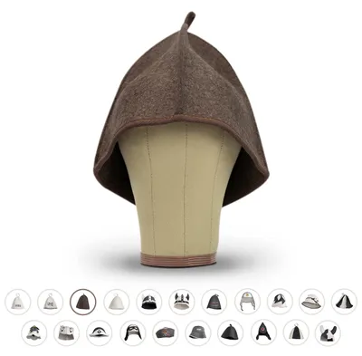 Immagine prodotto di Omgoods - Cappello da sauna in feltro, per uomo e donna