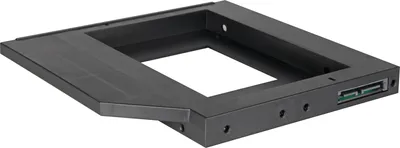 Produktbild von DeLOCK 61993, Schwarz, 128 mm, 128 mm, 12 mm, 13,3 cm (5.25")