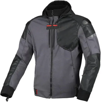 Immagine prodotto di Giacca da moto in tessuto Macna Distec, nero/grigio, taglia M