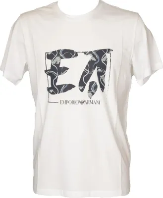 Immagine prodotto di T-shirt uomo EMPORIO ARMANI maglia mezza manica girocollo con logo stampato puro cotone articolo 211818 3R468, EUR L - CN 180/104A - BR G - MX G, Cotone 100%