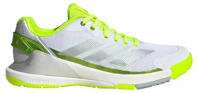 Productafbeelding van adidas Crazyquick Lightstrike Padel schoenen, kleur: Lucid Lemon, Wonder Silver, Silver Metallic (dames), maat: EU 36