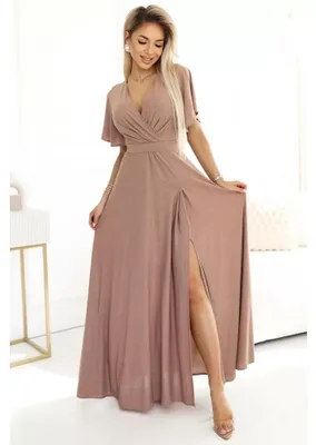 Productafbeelding van Numoco Damesjurk Jennifer, mokka, maat XL
