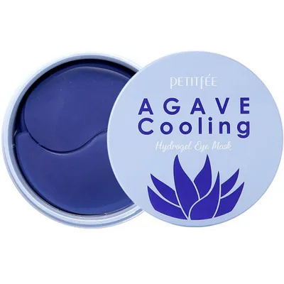 Image de Petitfee Coussins hydrogel hydratants et rafraîchissants pour les yeux à l'extrait d'agave et de baies, 60 pièces