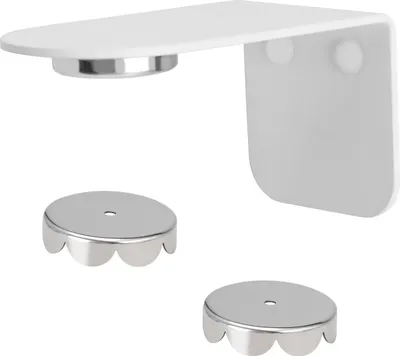 Produktbild von bremermann Magnet-Seifenhalter PUREZZA – frei hängende Seife durch Magnet – Kleben oder Bohren, Signalweiß