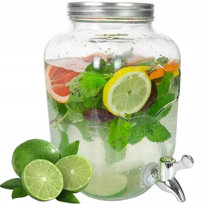 Obrázok produktu pre Pohár s kohútikom 4L Na limonádovú vodu