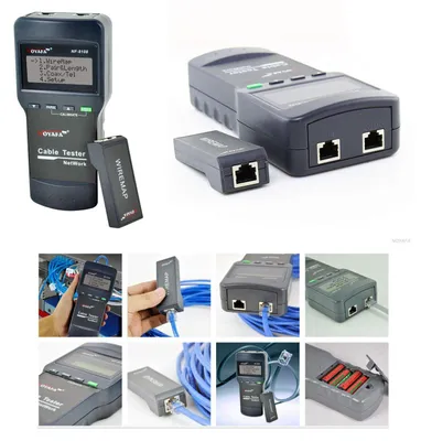 Obrázek produktu pro Profesionální tester pro ethernetové sítě RJ45