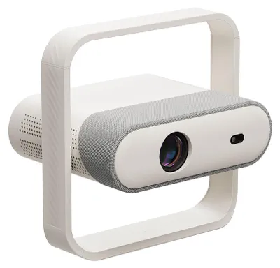 Obrázok produktu pre Inteligentný WiFi LCD projektor, prenosný inteligentný projektor s natívnym rozlíšením 1080p, otočný o 180°, s dekódovaním 4K, automatickým zaostrovaním a automatickou korekciou skreslenia pre domáce kino
