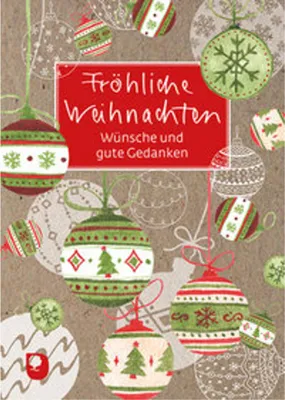 Obrázek produktu pro Fröhliche Weihnachten