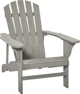 Produktbild von Outsunny Adirondack Stuhl wetterfest Adirondack Chair aus Holz Gartenstuhl