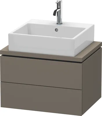 Produktbild von Konsolenunterschrank L-CUBE 400x620x477mm flannel grey seidenmatt flannel grey seidenmatt
