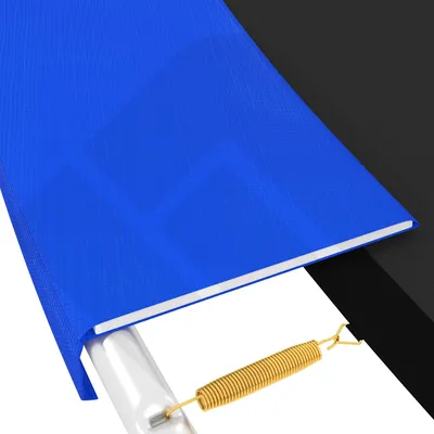 Produktbild von AWM Trampolin Randabdeckung PVC Premium Extra Breit 35 cm Federabdeckung Randschutz Abdeckung (Blau, 400 cm)