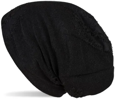 Produktbild von styleBREAKER Uni Beanie Mütze mit strukturierter Oberfläche im Destroyed Vintage Look, Slouch Longbeanie 04024165