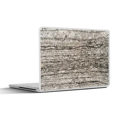 Produktbild von MuchoWow® Laptop Aufkleber Sticker Cover Steine - Vintage - Rost - Industriell 25x18 cm - Laptop-Deko
