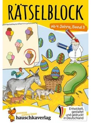 Produktbild von Rätselblock ab 4 Jahre - Band 3