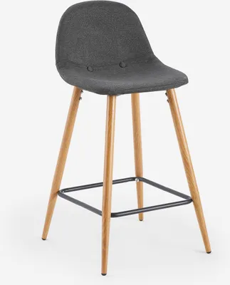 A studio shot of a bar stool.